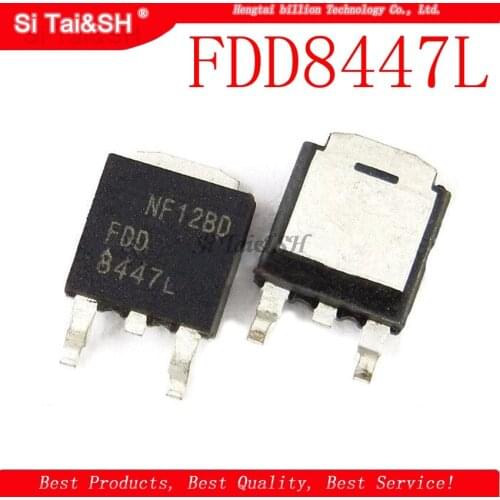 10PCS FDD8447L FDD8447 TO-252 TO252 8447 SMD MOS FET transistor New original
