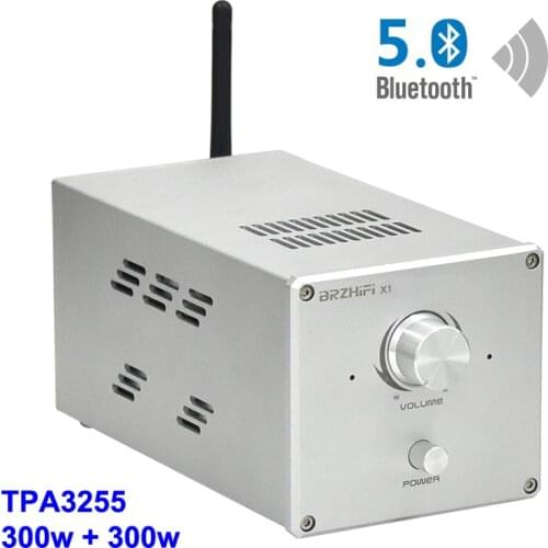 2*300W TPA3255 APTX-HD Bluetooth 5.0 High Power Amplifier NE5532 DAC 2.0 Channel PCM5102A Hifi Stereo Class D Audio Digital AMP