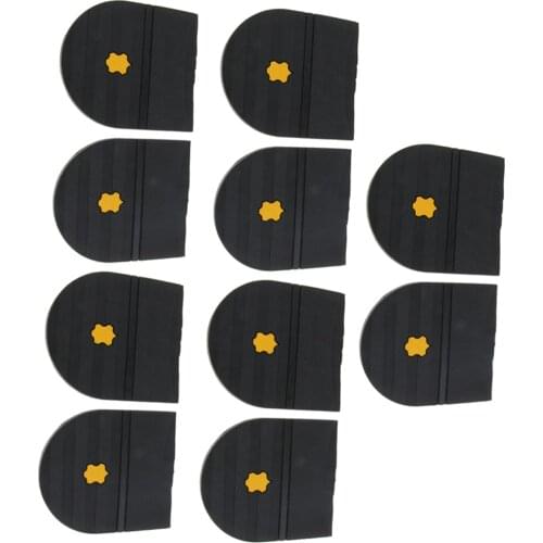 5 Pairs Rubber Heels Glue On Shoe Sole Repair Pad Replacement for Mens and Womens Shoe Heel Protector 6mm Thick Shoe Accessories