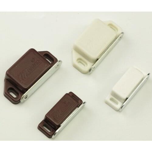 50pcs 46x15mm Cabinet Door Double Roller Catch Ball Latch With Prong Coppper Tone Ideal Accessory For Home Roller Latch