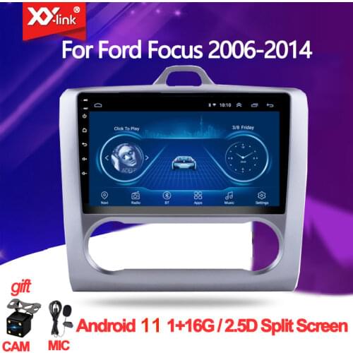 9 inch Android 9.0 Car Radio video Player GPS For ford focus EXI MT 2 3 Mk2 2004 -2016 Multimedia player stereo audio no 2 din
