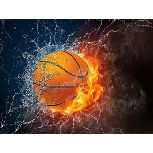 Diamond Mosaic Basketball 5D DIY Diamond Painting Cartoon Full Drill Square Picture Of Rhinestone Home Decoration