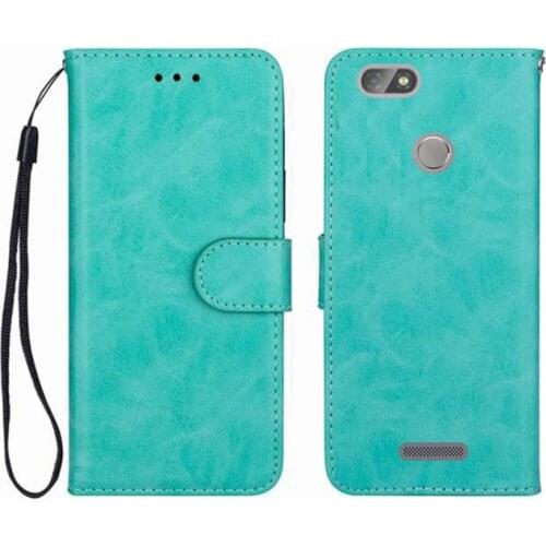 For Highscreen Expanse 5.5" 2018 Wallet Case High Quality Flip Leather Protective Phone Support Cover