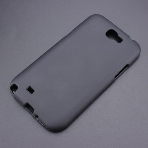 Black Gel TPU Slim Soft Anti Skiding Case Back Cover For Samsung Galaxy Note N7000 i9220 5.3inch Phone Rubber silicone Bag