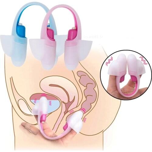 Dual Vibrating Vulva Stimulator Finger Massager For Women Sex Adult Toys G-spot Clitoral Stimulator Vibrators Sexo Masturbation