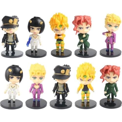 10CM Anime Figure JOJOs Bizarre Adventure Jotaro Brando Dio Kakyoin Noriaki Action Figure Model Collection PVC Toy Gifts Dolls