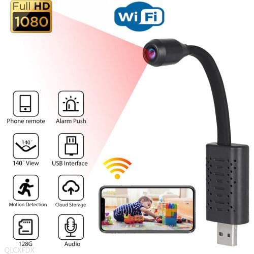 IP Camera HD wifi USB mini Camcorders Real-time Surveillance IP secrety Camcorder AI Human Detection Loop Recording Micra Cam