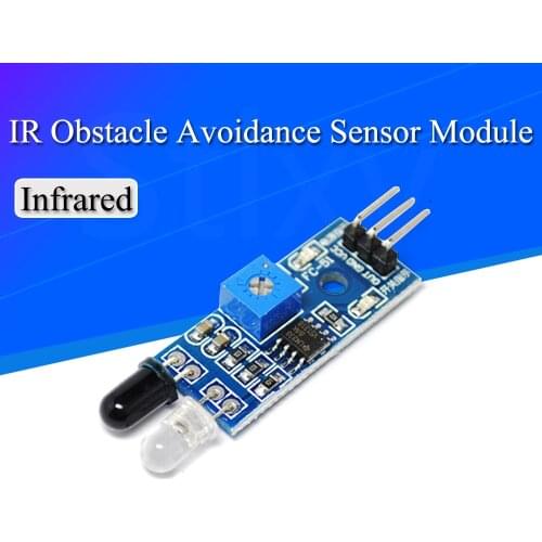 IR Infrared Obstacle Avoidance Sensor Module for Arduino Smart Car Robot 3-Wire Reflective Photoelectric New