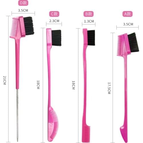 DREWTI 3PC/60PC/Custom Beauty Edge Brush Wholesale Bulk Hairbrush for Afro Hair Brushes Professional Color Quantity Barber Woman