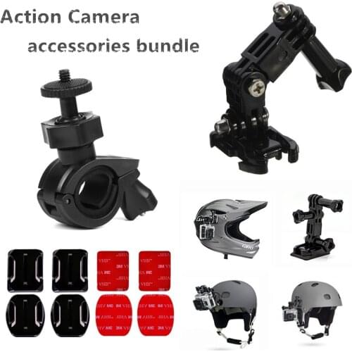 Bike Helmet Accessories kit for Sony RX0 II X3000 X1000 AS300 AS200 AS100 AS50 AS30 AS20 AS15 AS10 AZ1 mini Action Cam