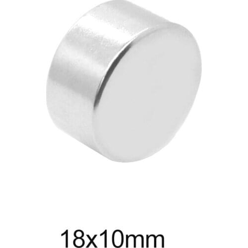 2/5/10/15/20pcs 18x10 Round Neodymium Magnets Disc 18x10mm N35 18*10 Thick Strong Cylinder Rare Earth Magnetic Magnet 18mmx10mm