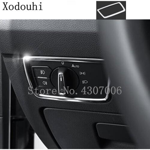 Car Cover Front Head Fog Light Switch Trim Frame For VW Volkswagen Passat B8 Sedan Variant Alltrack 2015 2016 2017 2018 2019