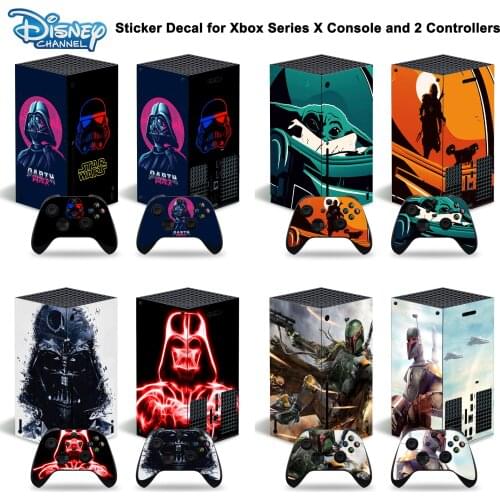Star Wars Darth Vader Skin Sticker Decal Cover for Xbox Series X Console and 2 Controllers Xbox Series X Skin Sticker Vinyl