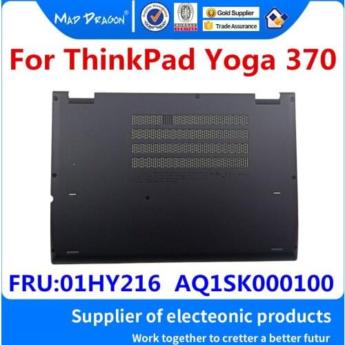 New original Laptop Bottom Lower Base Case Cover Black D cover For Lenovo ThinkPad Yoga 370 TP00078B AQ1SK000100 01HY216