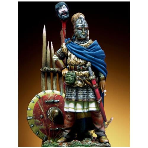New Unassembled 1/32 54mm ancient man warrior stand 54mm Resin Figure Unpainted Model Kit