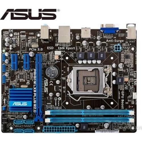 Original desktop motherboard for ASUS P8H61-M LX3 PLUS R2.0 DDR3 LGA 1155 USB2.0 16GB H61 used Desktop motherboard