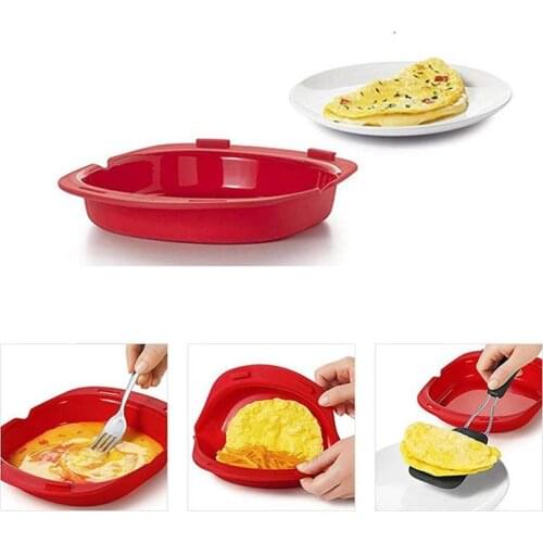 Microwave Oven Silicone Egg Omelette Roll Baking Dish Silicone Omelette Maker Kitchen Steamer Cooking Mould Kictchen Gadget