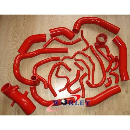 FOR 26PCS SILICONE TURBO HOSE TOYOTA SUPRA MK3 MA70 7MGE/7MGTE/7M-GT BLACK