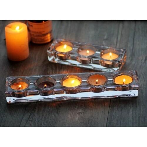 Nordic Simple Candle Holder Long Table Dining Portavelas Decorative Decoracion Hogar Moderno Bougeoir Candelabros Decorativos