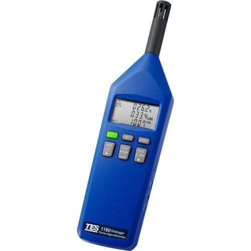 TES-1160 Thermo / Hygro Barometer Humidity Temperature MeterDew Point and Wet Blub Temperature Reading