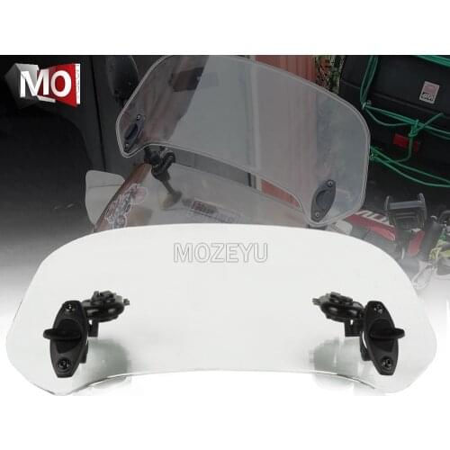 Motorcycle Windshield Extension Spoiler Windscreen Air Deflector For Honda VFR 1200 F X Crosstourer 750 400 800 F Fi/W1 VTEC