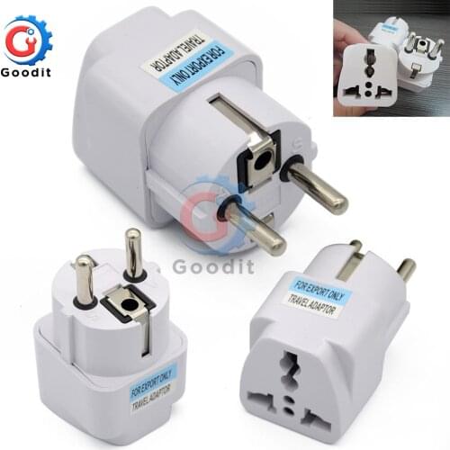 5pcs Universal AC Power UK US AU to EU Socket Plug Travel Adapter Converter Travel Power Adapter Converter Electrical Charger