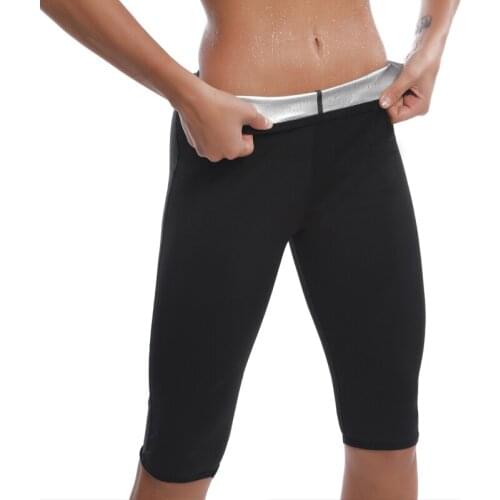 Women Seamless Sauna Suits Waist Trainers Sweat Pants Body Shaper Slimming Shorts Girl Tummy Hot Thermo Leggings Fitness Workout