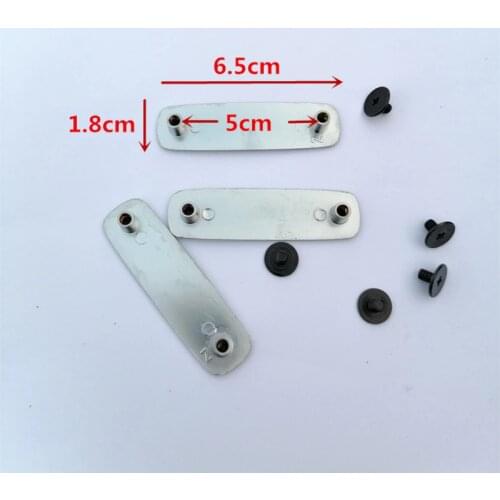 1pcs Car interior floor mat seat metal car sticker with screws for Puma Kuga Fiesta Escort Falcon Mondeo Focus MK Fusion Ranger