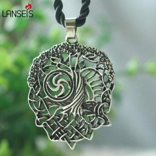 1pcs Tree Of Life Necklace, Family Tree ,slavic Rod symbol pendant viking women pendant, celt world tree jewelry