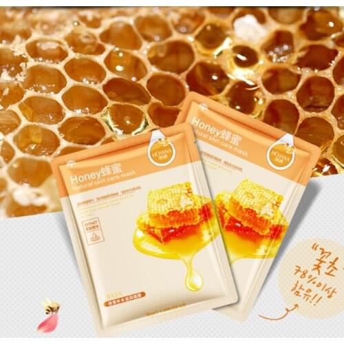 10pcs Korean Face Mask Moisturizing Anti-Aging Blackhead Remover Wrapped Mask Aloe Honey Olives Essential Skin Care