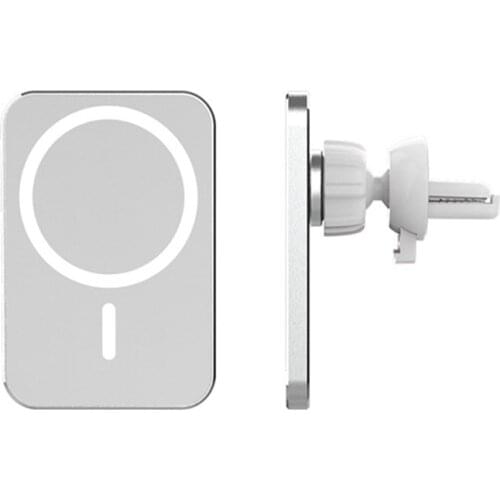 15W Magnetic Macsafe Charger For iPhone 12Pro 12 Pro Max 12Mini Macsafing Wireless Charger Car Air Vent Mount carregador sem fio