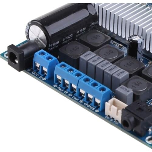2*50W+100W Bluetooth 5.0 TPA3116D2 Power Subwoofer Amplifier Board 2.1 Channel W3JD
