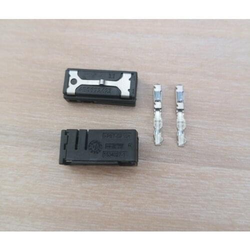 2pcs/lot 2 Pin Wire Harness Female Plug Connector Refires Accessories For VW SKODA Audi Warning Sender Parking Aid 4B0 972 623