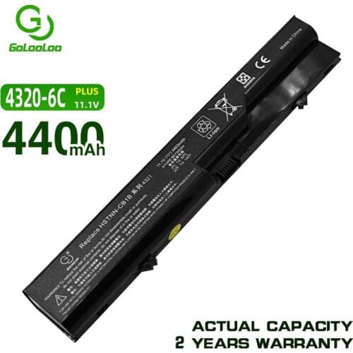 Golooloo 4400MaH battery for HP PH06 420 425 4320t 620 625 ProBook 4525s 4325s 4320s 4321S 4326s 4420s 4421s 4425s 4520s PH09