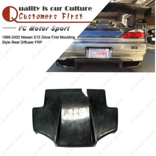 Car Accessories FRP Fiber Glass First Moulding Style Rear Diffuser Fit For 1999-2002 S15 Silvia Rear Diffuser