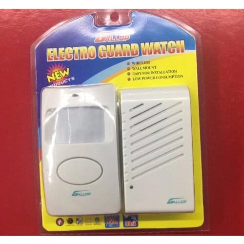 Wireless 150M PIR Detector Electronic Guard Watch Welcome Chime Bell