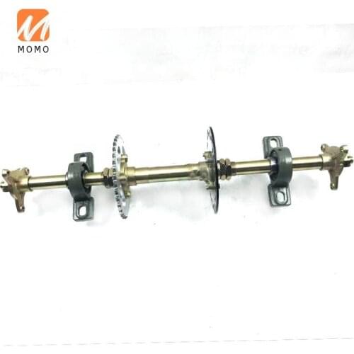 Four Wheel GO KART KARTING Quad Buggy Brake Disc Rotor Sprocket 3 Holes Flanges ATV UTV 61CM Rear Axle