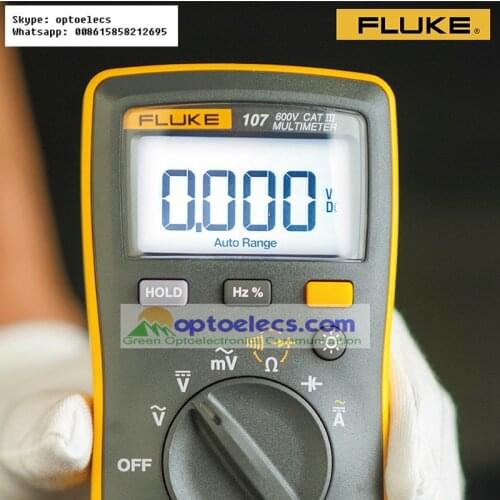 Free Shipping FLUKE F107 Palm-sized/ Portable/ Handheld Digital Multimeter Compact and Lightweight