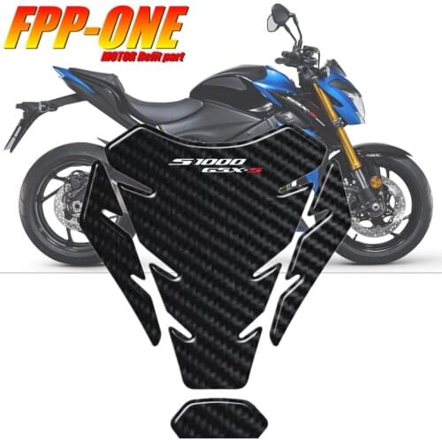 FOR SUZUKI GSXS1000 GSXS1000F 2015 2016 Motorcycle Tank Pad Protector 3D Gel Sticker Decal Carbon Fiber