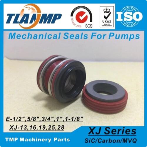 E-3/4"(0.75 inch) XJ-19 Mechanical Seals (Material:CA/SIC/MVQ) Silicone rubber for high temperature-Equivalent J-Crane Type 6