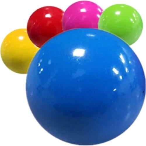 TPR Sticky Target Ball Fluorescent Sticky Wall Ball Decompression Toy Anti-Stress Squash kids Toys Stress Relief for Adult