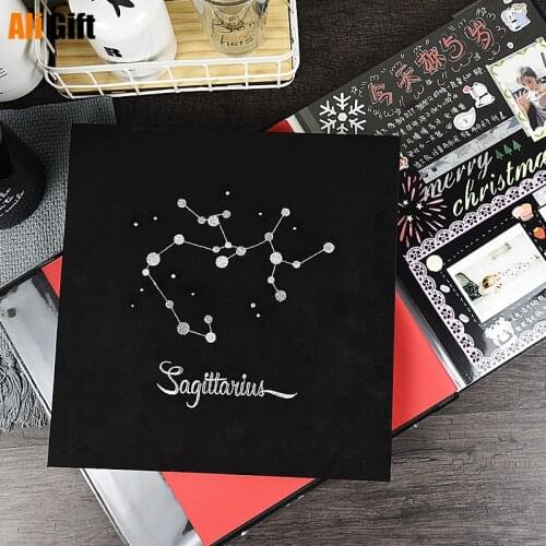 Diy Film Photo Album Homemade Constellation Commemorative Sticky Type Self-adhesive Albums Para Fotos Birthday Wedding Gift