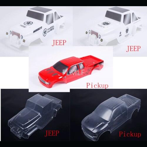 Car Shell Body (Pickup &Jeep) Fit for 1/8 HPI Racing Savage XL FLUX Rovan TORLAND Monster Brushless Truck Parts