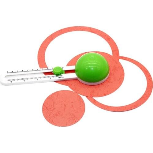 Lightweight and portable convenient and easy to use Circular Paper Cutter Cut Circle Paper Rotary Circle Cutter Craft Supplies
