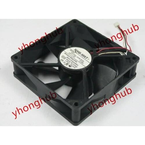 NMB-MAT 3610KL-04W-B39 C08 DC 12V 0.20A 3-Wire 90x90x25mm Server Cooling Fan