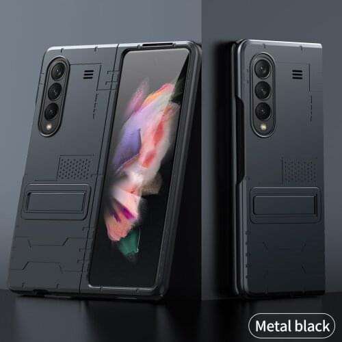 Anti-Knock Stand Folding Cover Case for Samsung Galaxy Z Fold 3 5G Fold 2 Fold3 Fold2 Shockproof Protective Bag Capa