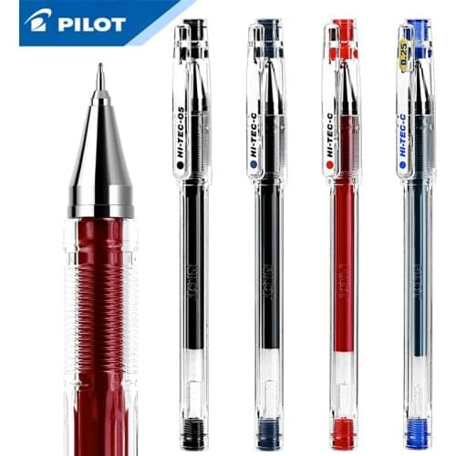 12pcs/lot Gel Ink Pen Black original Japan Pilot pen HI-TEC BLLH-20C5 0.5mm office and school sign pen wholesale
