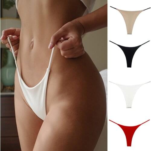 Sexy Sports Panties Womens Underpants Seamless Thong Hot Temptation Underwear High Waist Cotton Briefs Sex G String Panties