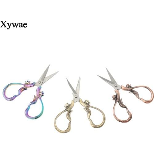 Vintage Scissors Retro Antique Tailor Scissors Needlework Fabric Cutter Embroidery and Sewing Scissors Thread Supplies Cutting