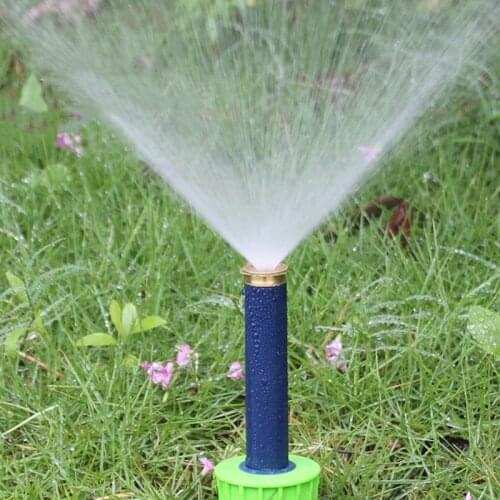 1Pc 90-360 Degree Pop Up Sprinklers Plastic Lawn Watering Sprinkler Head Adjustable Garden Copper Spray Nozzle 1/2"Female Thread